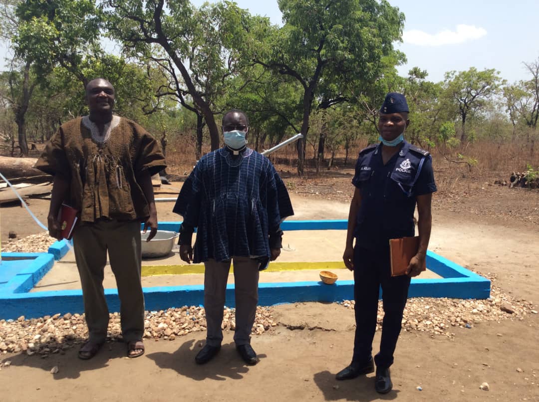 The Church of Pentecost donates boreholes to two communities.