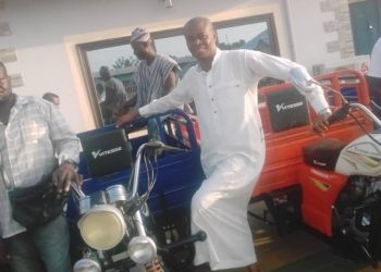 MP for Bole-Bamboi Donates 4 Tricycles to his Constituents.