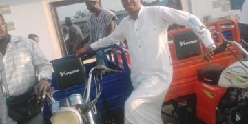 MP for Bole-Bamboi Donates 4 Tricycles to his Constituents.