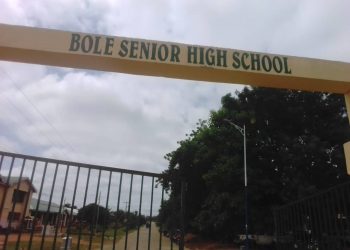 Bole Senior High School enforces COVID-19 safety protocols.