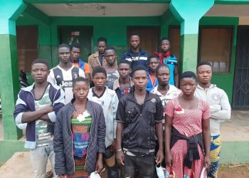 Fifteen foreign nationals arrested for entering Ghana illegally.
