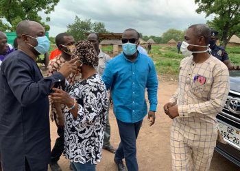 Albert Kassim Diwura visits voter’s registration centers in Damongo constituency.