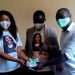 Savannah Regional Rep for 2019 GMB gifts Yagbon Radio face masks.