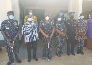 Inspector General of Police (IGP) visits Savannah Region.