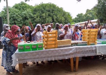 40 Women trained in soap making at Sawla.