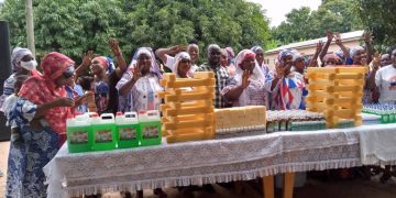 40 Women trained in soap making at Sawla.