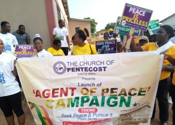 Political Actors, Ghanaians Urged To Be Agents Of Peace.