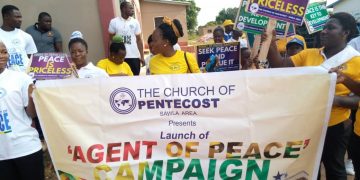 Political Actors, Ghanaians Urged To Be Agents Of Peace.