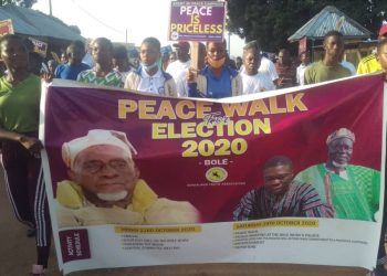 Gonjaland Youth Association embarks on peace walk ahead of elections 2020.