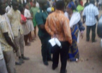 Students of Bole Senior High School go on rampage over poor meals served.