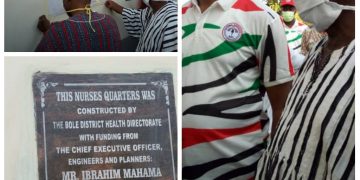 Hon. Yusif Sulemana facilitates the construction of nurse’s quarter’s for Chache community.