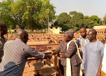 Bole District Assembly hands over 2,000 classroom furniture to GES.
