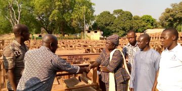 Bole District Assembly hands over 2,000 classroom furniture to GES.