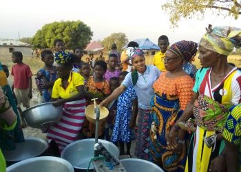 Zion Community Church International Donates a Borehole to Blema community.