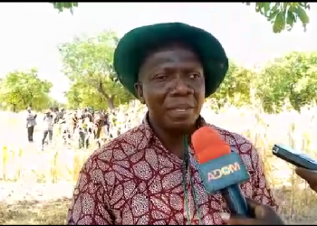 Smallholder farmers schooled on fertilizer application at Central Gonja District.