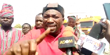 NDC demonstrations: Scores of supporters mass up to protest election 2020 declaration in Buipe.