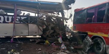 18 persons dead after a grisly road crash on Buipe- Tamale highway.