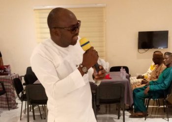 Mahama Shiraz Deen touts his achievements as Assembly Member for Mempeasem Electoral Area.