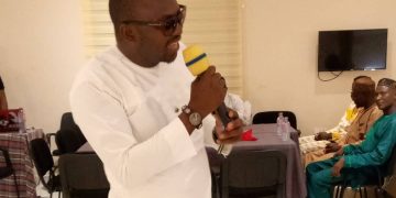 Mahama Shiraz Deen touts his achievements as Assembly Member for Mempeasem Electoral Area.