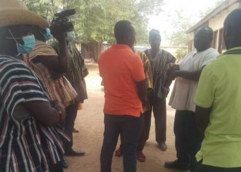 New Board of Management takes over office of the Bole Customary Lands Secretariat.