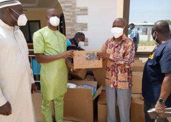 NGO donates assorted medical equipment to Bole District Health Directorate.