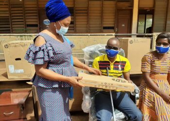 Bole District Assembly supports District office of the Ghana Federation of the disable resource center.