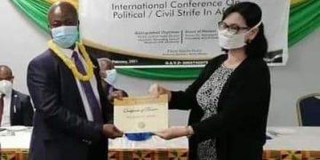 National Ambulance Service CEO receives African International Award of Merit.