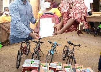 NGO Donates to Schools in Sawla-Tuna-Kalba District.