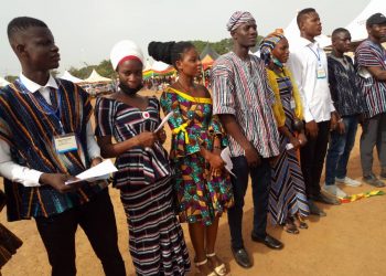 New Executives of Ghana National Association of Gonjaland students sworn into office.