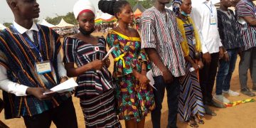 New Executives of Ghana National Association of Gonjaland students sworn into office.