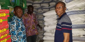 Ramadan: Hon.Andrew Dari Chiwitey gives Muslim community 150 bags of sugar.