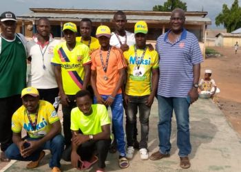 National Officers call on Bole District Juvenile Volleyball Association.