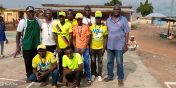 National Officers call on Bole District Juvenile Volleyball Association.