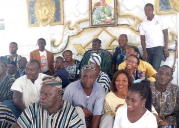 Apostle Dr Moses Sansah Konjon pays courtesy call on Paramount Chief for Bole Traditional Area.