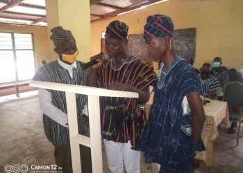 Bosec branch of Gonjaland Students Association inducts new executives into office.