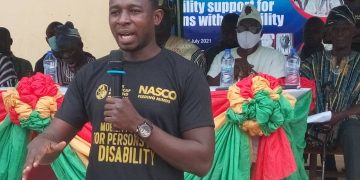 Sawla- Nasco Feeding Minds donates to PWDs.