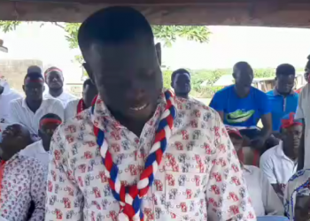Sawla- NPP youth group bare teeth over DCE position.