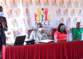 Bole District: NCCE takes campaign on violent extremism to Inter-Party Dialogue Committee.