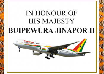 Goldstar Air honours Buipewura.