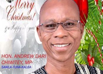 Sawla-Tuna- Kalba MP wishes constituents a very merry Christmas.
