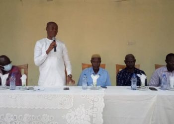 Hon. Yusif Sulemana tauts achievements as he meets Local Council of Churches in Bole.