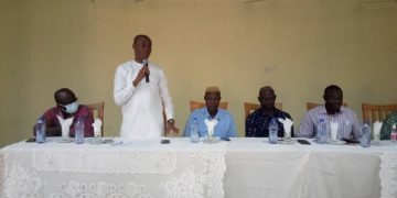 Hon. Yusif Sulemana tauts achievements as he meets Local Council of Churches in Bole.