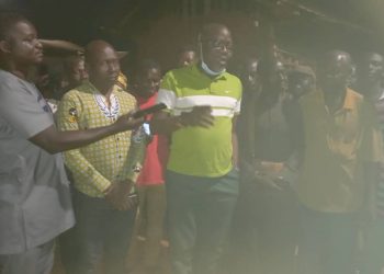 Hon. Vincent Oppong Asamoah connects two communities to the national grid.