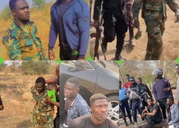 Five suspected car snatchers nabbed.