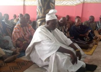 Tuna wura Alhaji Dramani Mumuni Enskinned As Mandari wura.