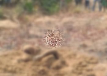 Unknown dead man found buried halfway in Sawla finally known.
