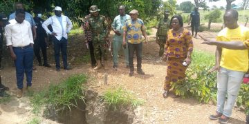 Upper West Regional Minister Inspects Illegal Mining Sites At Wa West District.