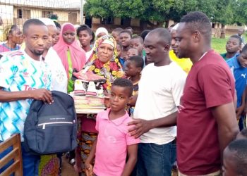 Volleyball; Officials donate to volleyball wonder kid.