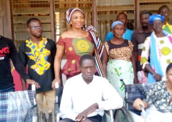 DCE donates wheelchairs to 30 physically challenged persons in the Bole District.