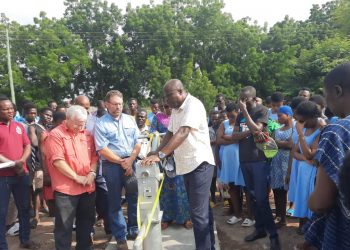 NGO commissions two boreholes in Sawla- Tuna-Kalba District.